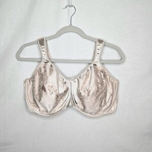 Bali Underwire Minimizer Bra. 42 DD, Nude